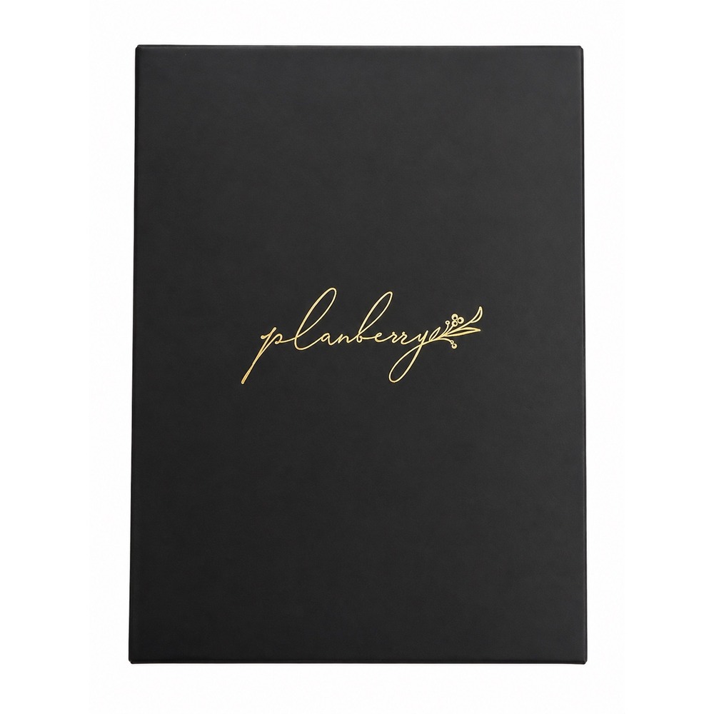 Planberry Budget Planner Organizer Undated 12 Month Tropical Monstera A5